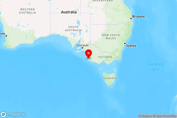 Millicent,South Australia Region Map