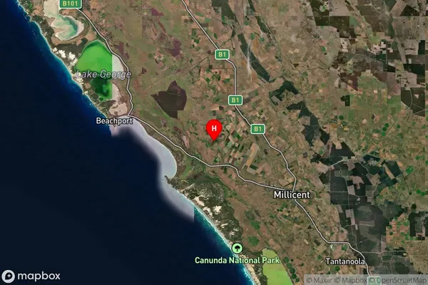 Rendelsham,South Australia Satellite Map