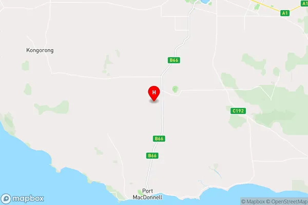 Canunda,South Australia Area Map