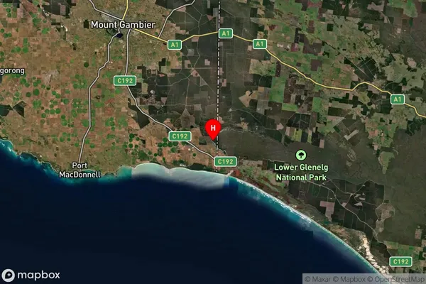 Donovans,South Australia Satellite Map