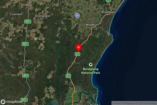 Tabbimoble,New South Wales Satellite Map