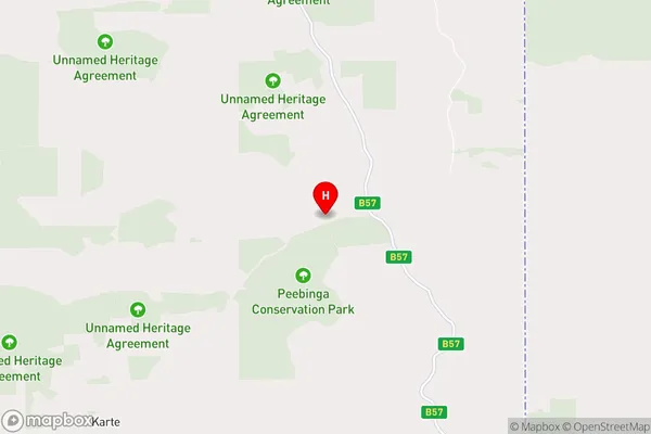 Peebinga,South Australia Area Map