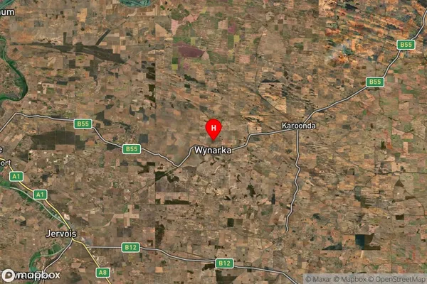 Wynarka,South Australia Satellite Map