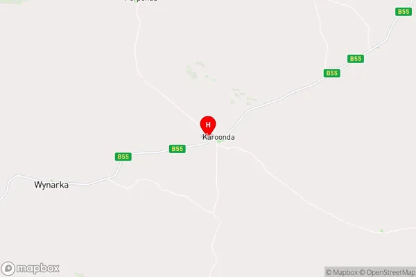 Karoonda,South Australia Area Map