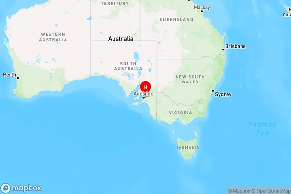 Birdwood,South Australia Region Map