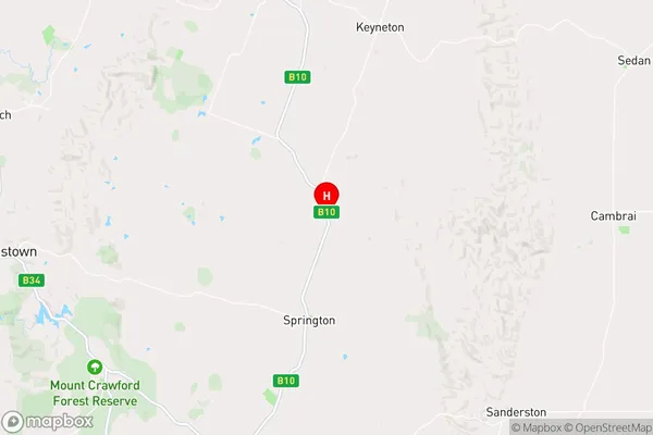 Eden Valley,South Australia Area Map