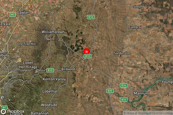 Mount Pleasant,South Australia Satellite Map