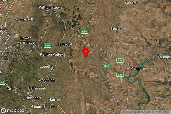 Tungkillo,South Australia Satellite Map