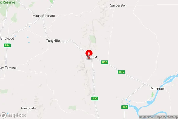 Palmer,South Australia Area Map