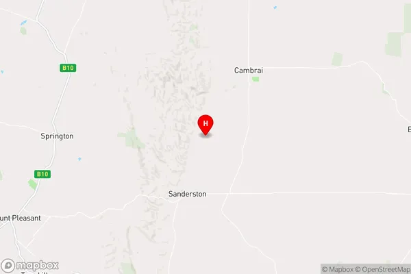 Sanderston,South Australia Area Map