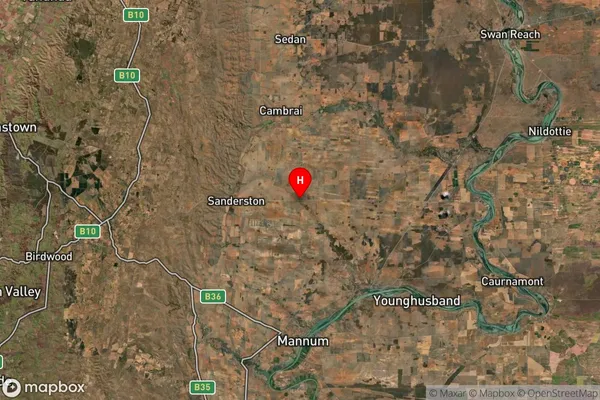 Angas Valley,South Australia Satellite Map