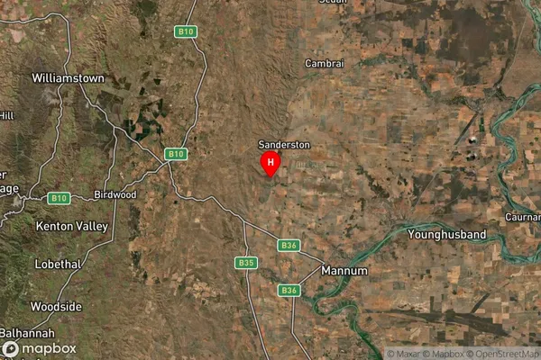 Bonython,South Australia Satellite Map