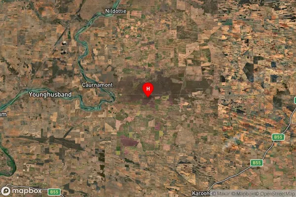 Bowhill,South Australia Satellite Map