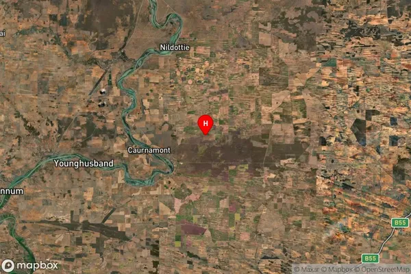 Claypans,South Australia Satellite Map