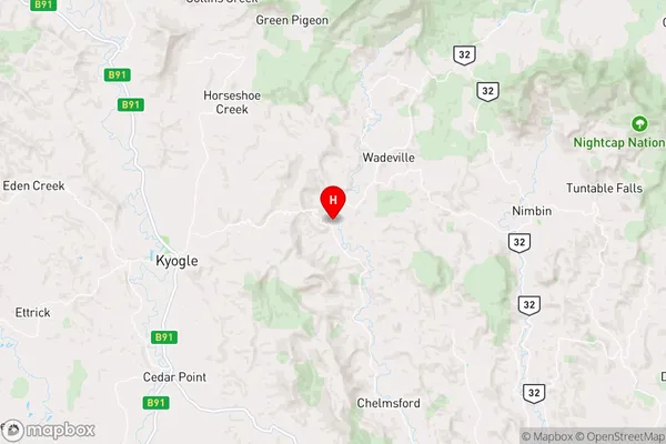 Cawongla,New South Wales Area Map