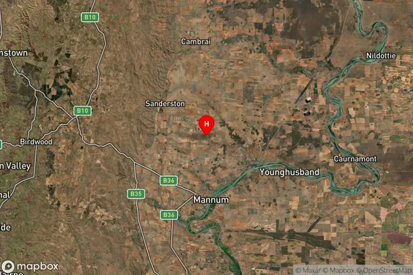 Punthari,South Australia Satellite Map