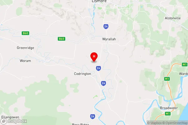 Ruthven,New South Wales Area Map