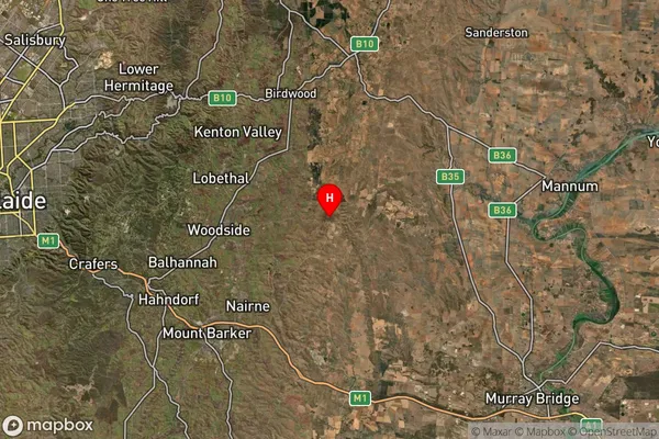 Harrogate,South Australia Satellite Map