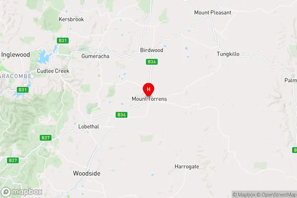 Mount Torrens,South Australia Area Map