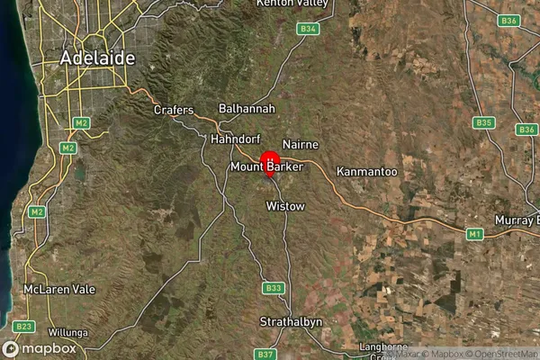 Mount Barker,South Australia Satellite Map