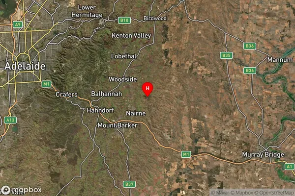 Brukunga,South Australia Satellite Map