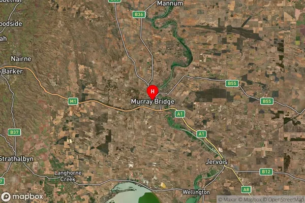 Murray Bridge,South Australia Satellite Map