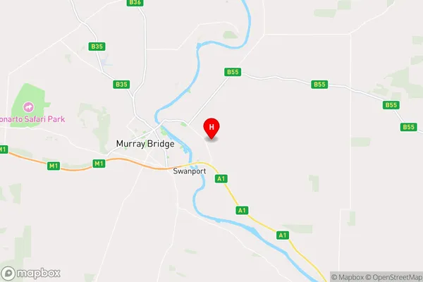 Murray Bridge East,South Australia Area Map