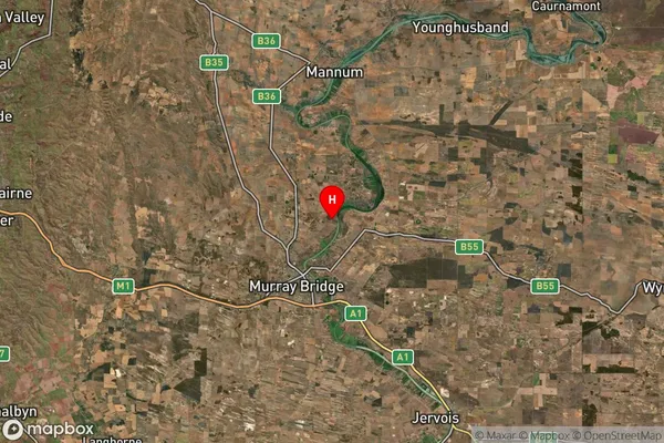 Toora,South Australia Satellite Map