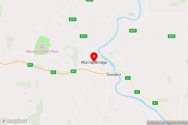 Murray Bridge,South Australia Area Map