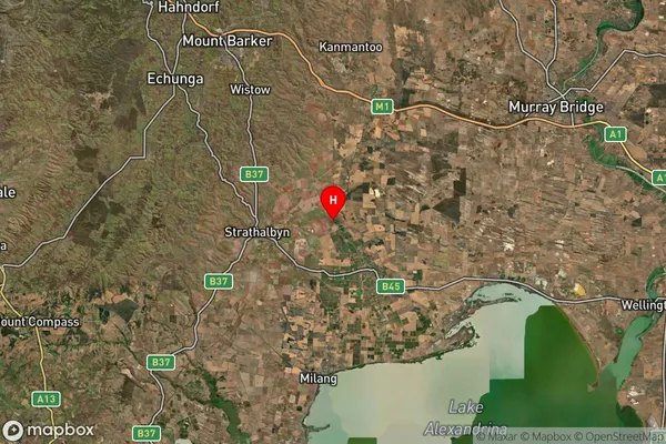 Bletchley,South Australia Satellite Map