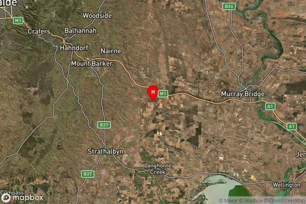 Salem,South Australia Satellite Map