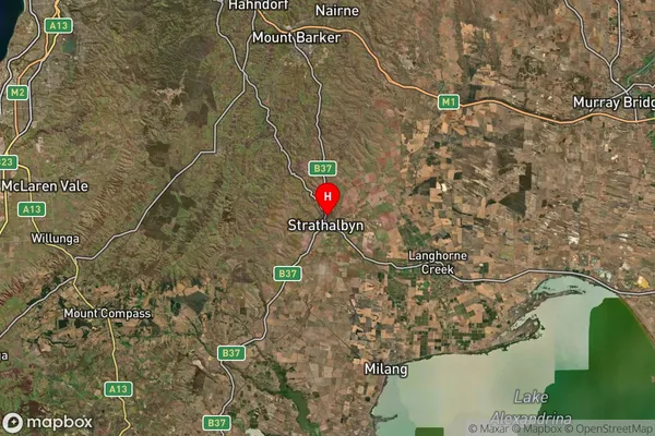 Strathalbyn,South Australia Satellite Map