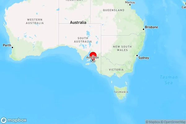 Tooperang,South Australia Region Map