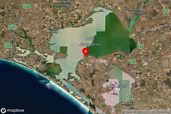 Raukkan,South Australia Satellite Map