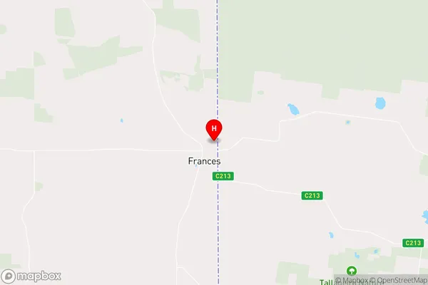 Frances,South Australia Area Map