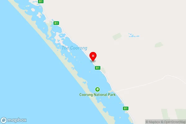 Coorong,South Australia Area Map