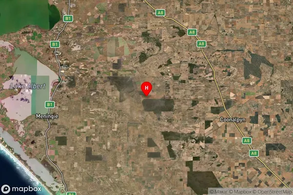 Meningie East,South Australia Satellite Map