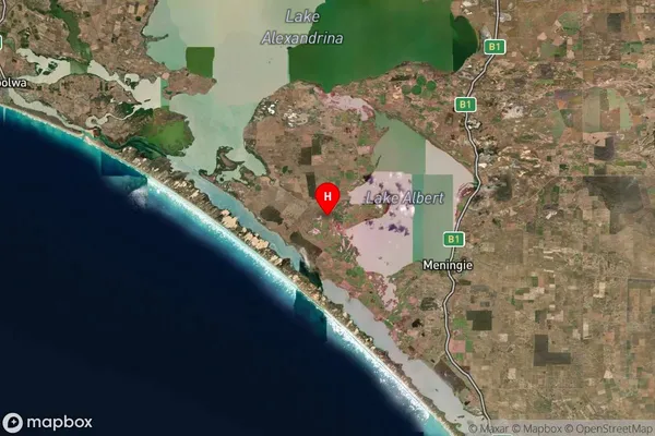 Meningie West,South Australia Satellite Map