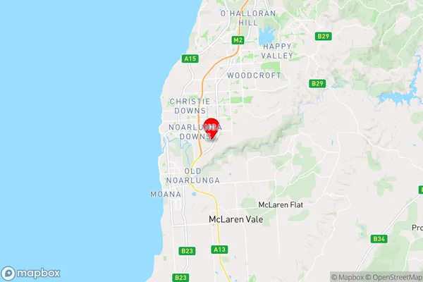 Huntfield Heights,South Australia Area Map