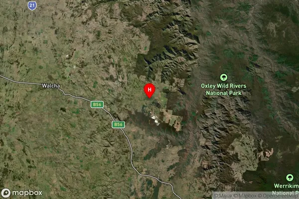 Moona Plains,New South Wales Satellite Map