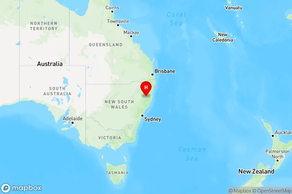 Moona Plains,New South Wales Region Map