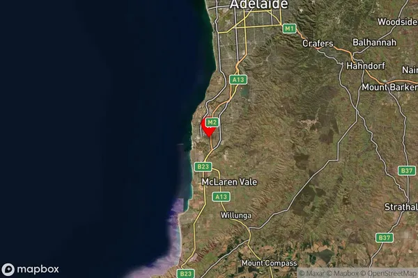 Noarlunga Downs,South Australia Satellite Map