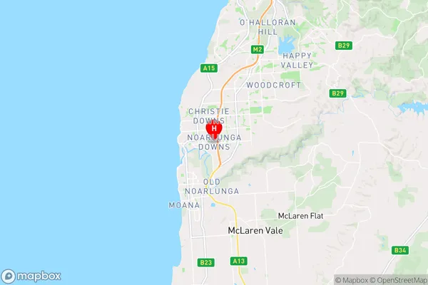 Noarlunga Downs,South Australia Area Map