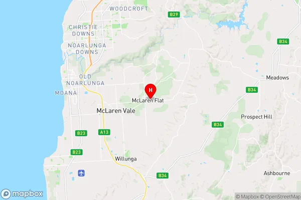 Mclaren Flat,South Australia Area Map