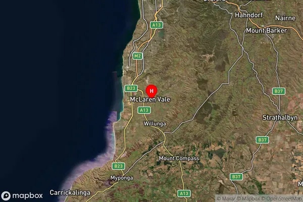 Mclaren Vale,South Australia Satellite Map