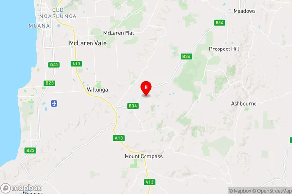 Hope Forest,South Australia Area Map