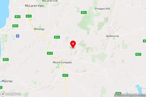 Yundi,South Australia Area Map