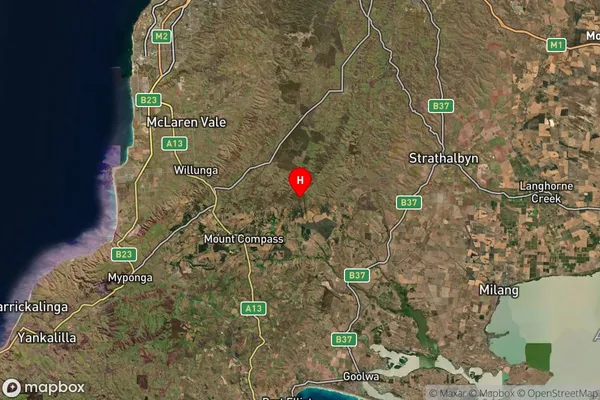 Mount Magnificent,South Australia Satellite Map