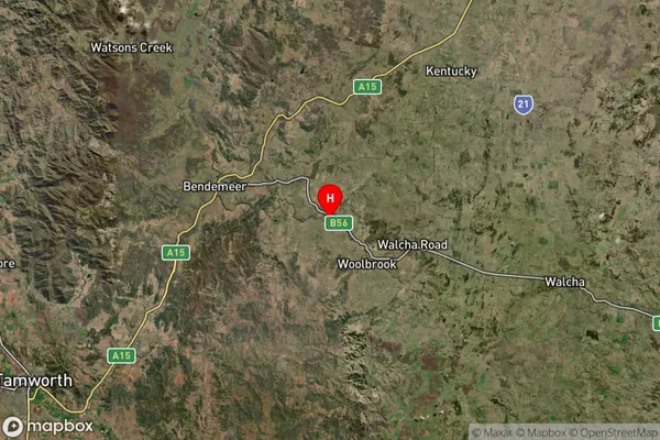 Woolbrook,New South Wales Satellite Map