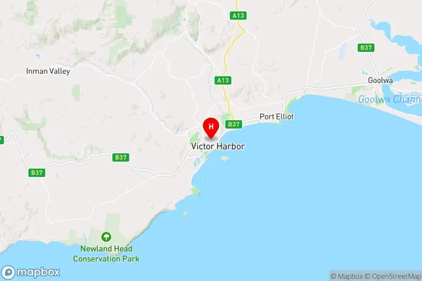 Victor Harbor,South Australia Area Map